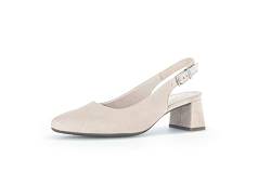 Gabor Damen Slingpumps, Frauen Absatzschuhe,Moderate Mehrweite (G),Abendschuhe,Court Shoes,Slingback,Leder,knöchelriemchen,Oak,40 EU / 6.5 UK von Gabor