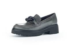 Gabor Damen Slipper, Frauen Halbschuhe,Wechselfußbett,Schlupfschuhe,College Schuhe,Loafer,Businessschuhe,Fucile (schwarz),40 EU / 6.5 UK von Gabor