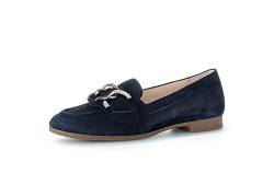 Gabor Damen Slipper, Frauen Slip On,Moderate Mehrweite (G),Halbschuhe,Slides,Schlupfschuhe,schluepfschuhe,Loafer,Dark-Blue (CDF),37.5 EU / 4.5 UK von Gabor