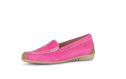 Gabor Damen Slipper, Frauen Slip On,Mokassins,Halbschuhe,Slides,Schlupfschuhe,schluepfschuhe,Loafer,College Schuhe,pink/Peanut,39 EU / 6 UK von Gabor