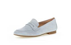 Gabor Damen Slipper, Frauen Slip On,Slip-ons,Mokassins,Halbschuhe,Schlupfschuhe,schluepfschuhe,Loafer,College Schuhe,aquamarin,38.5 EU / 5.5 UK von Gabor