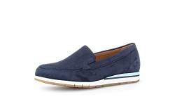 Gabor Damen Slipper, Frauen Slip On,Wechselfußbett,Moderate Mehrweite (G),Businessschuhe,Slip-ons,Mokassins,Halbschuhe,Blue,41 EU / 7.5 UK von Gabor