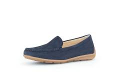 Gabor Damen Slipper, Frauen Slip On,Wechselfußbett,Moderate Mehrweite (G),Mokassins,Halbschuhe,Slides,Schlupfschuhe,Loafer,Blue,37.5 EU / 4.5 UK von Gabor