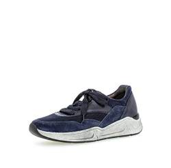 Gabor Damen Sneaker, Frauen sportlicher Schnürer,Comfort-Mehrweite,Optifit- Wechselfußbett, schnürer freizeitschuh keil,Marine/Ocean,37.5 EU / 4.5 UK von Gabor