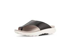 Gabor Damen Zehentrenner, Frauen Sandalen,sommer,strand,sommerschuhe,freizeitschuhe,offene schuhe,strandschuhe,schwarz (Micro),42 EU / 8 UK von Gabor