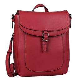 Gabor bags LEONA Damen Rucksack M, red, 22x10x28 von Gabor
