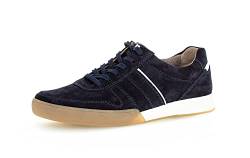 Pius Gabor Herren Sneaker Low,Halbschuhe,zertifiziertes Leder,Wechselfußbett,Strassenschuhe,Freizeitschuhe,Turnschuhe,Midnight,41 EU / 7.5 UK von Gabor