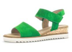 Sandalette GABOR "GENUA" Gr. 38, grün Damen Schuhe Sandaletten von Gabor