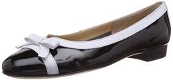 Gabriele Damen 840681 Geschlossene Ballerinas, Schwarz (schwarz/Weiss), 41.5 von Gabriele