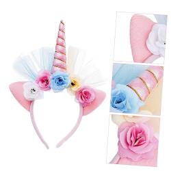 Gadpiparty 1stk Leuchtendes Einhorn-stirnband Kinder Blühen Stirnb?nder Party-led-licht-haarband Floraler Kopfschmuck Geführt Einhorn-haarbügel M?dchen Blühen Stirnb?nder Scheinen Partybedarf von Gadpiparty