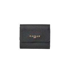 Gaelle Paris Mini-Portemonnaie für Damen GAACW00036 Mini Contiental aus Kunstleder in Saffiano-Optik, Schwarz , Taglia Unica, Zeitgenössisch von Gaelle Paris