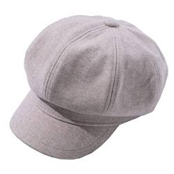 Gajaous Ballonmützen für Damen Visor Peaked Beret Retro Baker Boy Hat Newsboy Cap von Gajaous