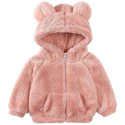 Gajaous Neugeborenes Baby Mädchen Jungen Fleece Kapuzenjacke Reißverschluss Bärenmantel Warme Winter Outwearorn von Gajaous