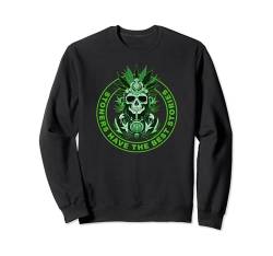 Cannabis-Skull Sweatshirt von Galdur