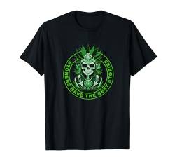Cannabis-Skull T-Shirt von Galdur