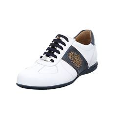Galizio Torresi Herren Schnürhalbschuhe Halbschuh Lederkombination Freizeit Elegant Schuhe Uni Leder Schuhe Herren von Galizio Torresi