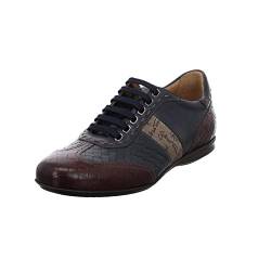 Galizio Torresi Herren Schnürhalbschuhe Schnürschuh Lederkombination Freizeit Elegant Schuhe Uni Leder Schuhe Herren von Galizio Torresi