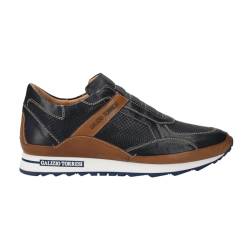 Galizio Torresi Sneaker 414040 V.70108, Glattleder, Blau, Herren EU 42 von Galizio Torresi