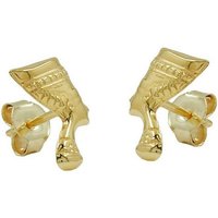 Gallay Paar Ohrstecker Ohrring 10x6mm Nofretete glänzend 9Kt GOLD (1-tlg) von Gallay