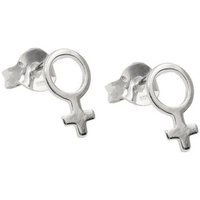 Gallay Paar Ohrstecker Ohrring 9x5mm Symbol Weiblichkeit glänzend Silber 925 (1-tlg) von Gallay