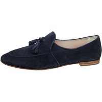 Gallucci Ballerinas von Gallucci 20007 Leder Klassisch Schmal Blau Pumps von Gallucci