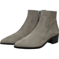 Gallucci Gallucci 30007 Stiefeletten Damen Ankle Boots Leder Grau Beige Stiefel von Gallucci