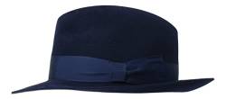 Gamble & Gunn Susquehana Hat Company Mason Fur Filz Fedora, navy, XXXL von Gamble & Gunn