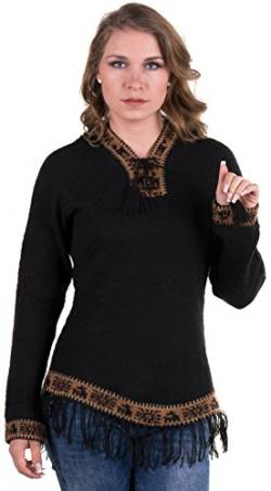 Gamboa Alpaka Cardigan Damen mit Kapuze Strickjacke Pullover Herbst Winter Ökologische Wahl von Gamboa