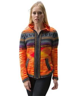 Gamboa Alpaka Cardigan Damen mit Kapuze Strickjacke Pullover Herbst Winter Ökologische Wahl von Gamboa