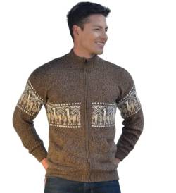 Gamboa Alpaka Cardigan Pullover für Herren Leichte Strickjacke Sweatjacke Herren von Gamboa