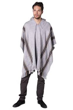 Gamboa Poncho Herren Alpaka Poncho Winter Poncho Männer Poncho Jacke Herren Handarbeit Poncho Wintermantel Herren von Gamboa