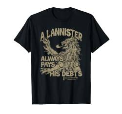 Game of Thrones A Lannister Always Pays his Debts T-Shirt von Game of Thrones