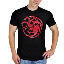 Game of Thrones - Lied von Eis und Feuer Targaryen Drachen T-Shirt Elbenwald schwarz - L von Game of Thrones