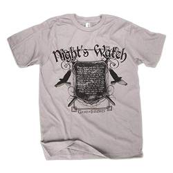 HBO'S Game of Thrones Herren T-Shirt Nights Watch - Schwarz - XX-Large von Game of Thrones
