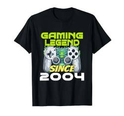 Gamer Gaming Legend seit 2004 Geburtsjahr T-Shirt von Gamer Gaming Video Games designs
