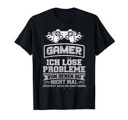 Gamer Shirt Herren Zocker Geschenk Gaming Jungen Zocken T-Shirt von Gamer Geschenke & Lustige Gamerin Shirts