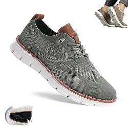 Gamfoam Wearbreeze-Schuhe for Herren, Bootsschuhe for Hineinschlüpfen mit Fußgewölbeunterstützung, Wearbreeze-Schuhe for Herren, besonders Bequeme Schuhe(Color:Dark Green,Size:8) von Gamfoam