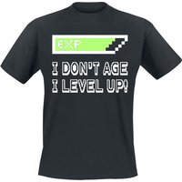 Gaming-Sprüche - Gaming T-Shirt - I Don´t Age - S bis XXL - für Männer - Größe M - schwarz von Gaming-Sprüche