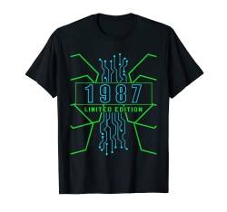 Geburtstag Jahrgang 1987 Jahr Limited Edition Gaming Gamer T-Shirt von Gaming Zocker Limited Edition für Damen und Herren