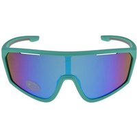 Gamswild Monoscheibensonnenbrille UV400 Sonnenbrille Skibrille Fahrradbrille TR90 tolles Design Damen Herren Unisex, Modell WS5838 in, grün, blau, weiß von Gamswild