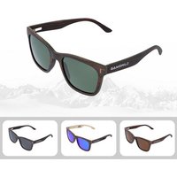 Gamswild Sonnenbrille UV400 GAMSSTYLE Holzbrille polarisierte Gläser Damen Herren Unisex, Modell WM0011 in braun, grau, blau & G15 von Gamswild