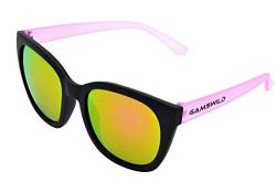 Gamswild WJ7517 Sonnenbrille Jugendbrille 8-18 Jahre Kinderbrille Mädchen Damen Jungen | pink | blau | grau | GAMSKIDS, Farbe: Schwarz/Pink von Gamswild