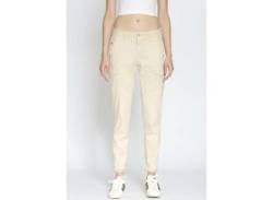 Cargojeans GANG "94AMELIE CARGO" Gr. 33, N-Gr, beige (soft beige) Damen Jeans Weite von Gang