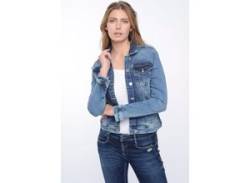 Jeansjacke GANG "94MIRA" Gr. XXL (44), blau (dark stone) Damen Jacken Jeansjacken von Gang