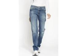 Loose-fit-Jeans GANG Gr. 33 (42), N-Gr, blau (mid blue worn) Damen Jeans Weite von Gang