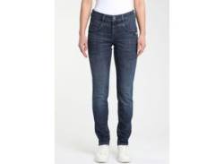 Skinny-fit-Jeans GANG "94MARISSA" Gr. 27, N-Gr, blau (dark, wash) Damen Jeans Röhrenjeans von Gang