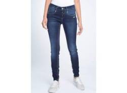 Skinny-fit-Jeans GANG "94Nele" Gr. 30, N-Gr, blau (blue used) Damen Jeans Röhrenjeans von Gang