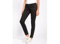 Skinny-fit-Jeans GANG "94Nikita" Gr. 31 (40), N-Gr, schwarz Damen Jeans Röhrenjeans von Gang