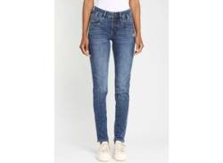 Slim-fit-Jeans GANG "94CARLI" Gr. 31 (40), N-Gr, blau (light blue) Damen Jeans Röhrenjeans von Gang