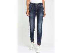 Slim-fit-Jeans GANG "94JOJO" Gr. 27, N-Gr, blau (dark blue) Damen Jeans Röhrenjeans Bestseller von Gang